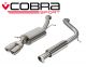Cobra Sport Audi A1 1.4L TFSI (10-18) Resonated Cat-Back Exhaust