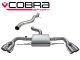 Cobra Sport Audi TTS Quattro 2.0L Coupe (08-14) Non-Resonated Cat-Back Exhaust