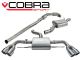 Cobra Sport Audi TTS Quattro 2.0L Coupe (08-14) Resonated Turbo-Back Exhaust with Sports Cat