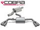 Cobra Sport Audi TTS Quattro 2.0L Coupe (08-14) Resonated Cat-Back Exhaust