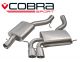 Cobra Sport Audi A3 (8P, 3DR) 3.2L V6 Quattro (03-12) Resonated Cat-Back Exhaust