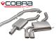 Cobra Sport Audi A3 (8P, 3DR) 2.0L TFSI Quattro (04-12) Resonated Turbo-Back Exhaust with Sports Cat
