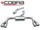 Cobra Sport Audi S3 (8P, 3DR) Quattro (13-17) Resonated Non-Valved Cat-Back Exhaust