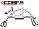 Cobra Sport Audi S3 (8P, 3DR) Quattro (13-17) Non-Resonated Non-Valved Turbo-Back Exhaust with Sports Cat