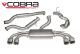 Cobra Sport Audi TTS 2.0L TFSI Coupe (15+) Resonated Non-Valved Turbo-Back Exhaust with Sports Cat