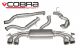 Cobra Sport Audi TTS 2.0L TFSI Coupe (15+) Resonated Valved Turbo-Back Exhaust with Sports Cat