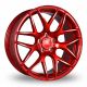Bola B8R 18x9.5 Wheels- Candy Red (72.6 Centre Bore)