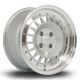 Rota Speciale 15x7 4x100 ET20 Wheel- Flat Silver with Polished Lip