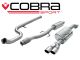 Cobra Sport Citroen DS3 1.6L THP 155 & Racing (10+) Resonated Cat-Back Exhaust