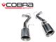 Cobra Sport Chrysler 300 Diesel (Not 300C) (05-10) Rear Race Pipes (Saloon Model Only)