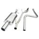 Cobra Sport Ford Fiesta Zetec S (Mk6) (02-07) Non-Resonated Cat-Back Exhaust- Only fits ST panel