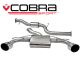 Cobra Sport Ford Focus RS (Mk2) (08-11) Non-Resonated Cat-Back Exhaust