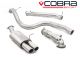 Cobra Sport Ford Fiesta ST 180 (Mk7) (13+) Non-Resonated Turbo-Back Exhaust with Sports Cat, Twin Tailpipes