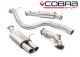 Cobra Sport Ford Fiesta ST 180 (Mk7) (13+) Resonated Turbo-Back Exhaust with De-Cat, Twin Tailpipes