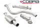 Cobra Sport Ford Fiesta ST 180 (Mk7) (13+) Resonated Turbo-Back Exhaust with Sports Cat, Single Tailpipes