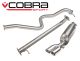 Cobra Sport Ford Fiesta Zetec S (Mk7) 1.0T EcoBoost (13+) Non-Resonated Cat-Back Exhaust