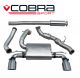 Cobra Sport Ford Focus RS (Mk3) (15-18) Resonated Non-Valved Turbo-Back Exhaust with Sports Cat