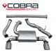 Cobra Sport Ford Focus RS (Mk3) (15-18) Non-Resonated Non-Valved Turbo-Back Exhaust with Sports Cat