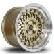 Rota Wired 15x9 4x114.3 ET0 Wheel- Gold with Polished Lip