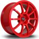 Rota Force 17x8 5x100 ET35 Wheel- Flat Red