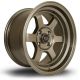 Rota Grid-V 15x8 4x100 ET0 Wheel- Bronze