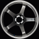 ADVAN GT 19x8.5 ET35 5x120 Wheel (STD DEEP Face, 72.5mm Centre Bore)- Racing Metal Black Machined Lip