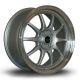 Rota GT3 17x7.5 4x100 ET45 Wheel- Silver with Polished Lip