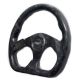 Stealth Carbon Forged Fighter Steering Wheel