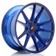 JR Wheels JR21 19x9.5 ET20-40 5H Custom PCD- Platinum Blue