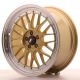 JR Wheels JR23 18x8.5 ET35 5x120- Gold w/Machined Lip