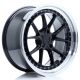 JR Wheels JR39 19x8.5 ET15-35 5H Custom PCD- Glossy Black w/Machined Lip