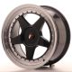JR Wheels JR6 17x8 ET20-35 Custom PCD- Gloss Black w/Machined