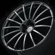 ADVAN MODEL F15 18x8 ET30 5x114.3 Wheel (73mm Centre Bore)- Platinum Black