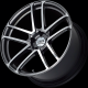 ADVAN MODEL F50 19x8.5 ET43 5x114.3 Wheel (F-1 Face, 73mm Centre Bore)- Platinum Black