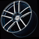 ADVAN MODEL F50 19x8.5 ET51 5x130 Wheel (F-1 Face, 71.6mm Centre Bore)- Platinum Blue