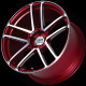 ADVAN MODEL F50 20x11 ET63 5x130 Wheel (F-2 Face, 71.6mm Centre Bore)- Platinum Red