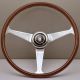 Nardi ANNI 60 Wood Steering Wheel 380mm with Polished Spokes