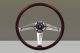 Nardi Classic Wood Steering Wheel 360mm with Polished Downward Spokes