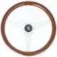 Nardi Classic Wood Steering Wheel 360mm with Satin Spokes
