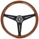 Nardi Classic Wood Steering Wheel 390mm with Black Spokes