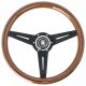 Nardi Classic Wood Steering Wheel 340mm with Black Spokes