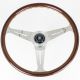 Nardi Classic Wood Steering Wheel 340mm with Polished Spokes