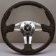 Nardi ND4 Perforated Leather Steering Wheel 350mm with Polished Spokes