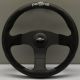 Personal Pole Position Leather/Suede Steering Wheel 330mm with Black Spokes