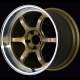 ADVAN R6 18x10.5 ET24 5x114.3 Wheel (EXT Face, 73mm Centre Bore)- Racing Brass Gold Machined Lip
