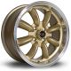 Rota RB 15x7 4x100 ET30 Wheel- Gold with Polished Lip