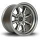 Rota RKR 15x9 4x100 ET0 Wheel- Steel Grey