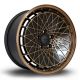 Rota RM100 18x9.5 5x120 ET45 Wheel- Flat Black with Bronze Face