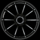 ADVAN RSII 17x7.5 ET48 5x114.3 Wheel (STD Face, 73mm Centre Bore)- Semi Gloss Black