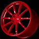 ADVAN RSII 19x10 ET40 5x130 Wheel (STD Face, 71.6mm Centre Bore)- Racing Red
